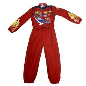 Disney Store Cars Lightning McQueen One Piece Halloween Costume Kids Size L (10)